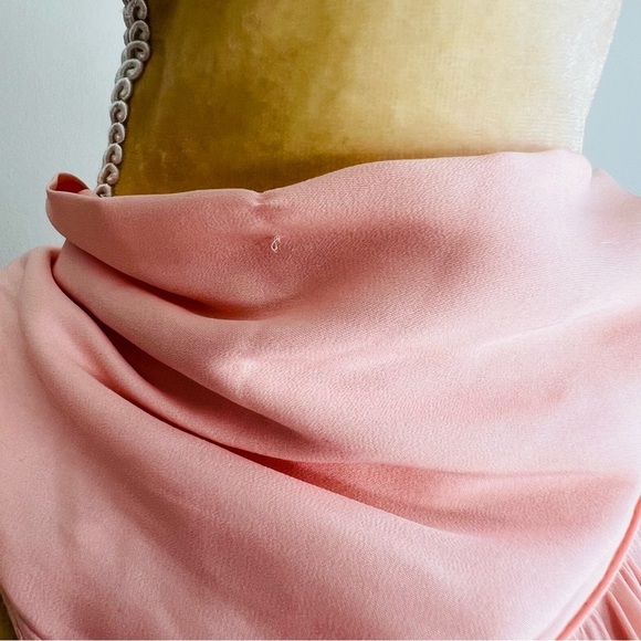 Revolve Saints & Secrets peach halter midi dress - Picture 11 of 11